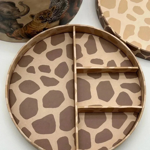 Safari Animal Trinket Circular Box - Picture 10 of 13